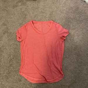 VINTAGE Lululemon Striped Shirt Pink